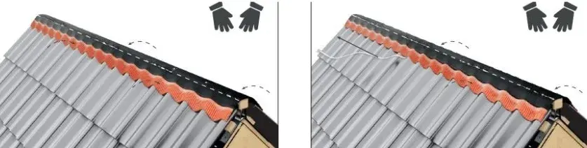 řeší odvětrání hřebene plechové střechy, odvětrání hřebene betonové střechy i odvětrání hřebene pálené střechy.